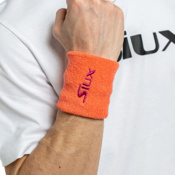 Siux Padel Reveal Wristband - 2 Pack — Orange
