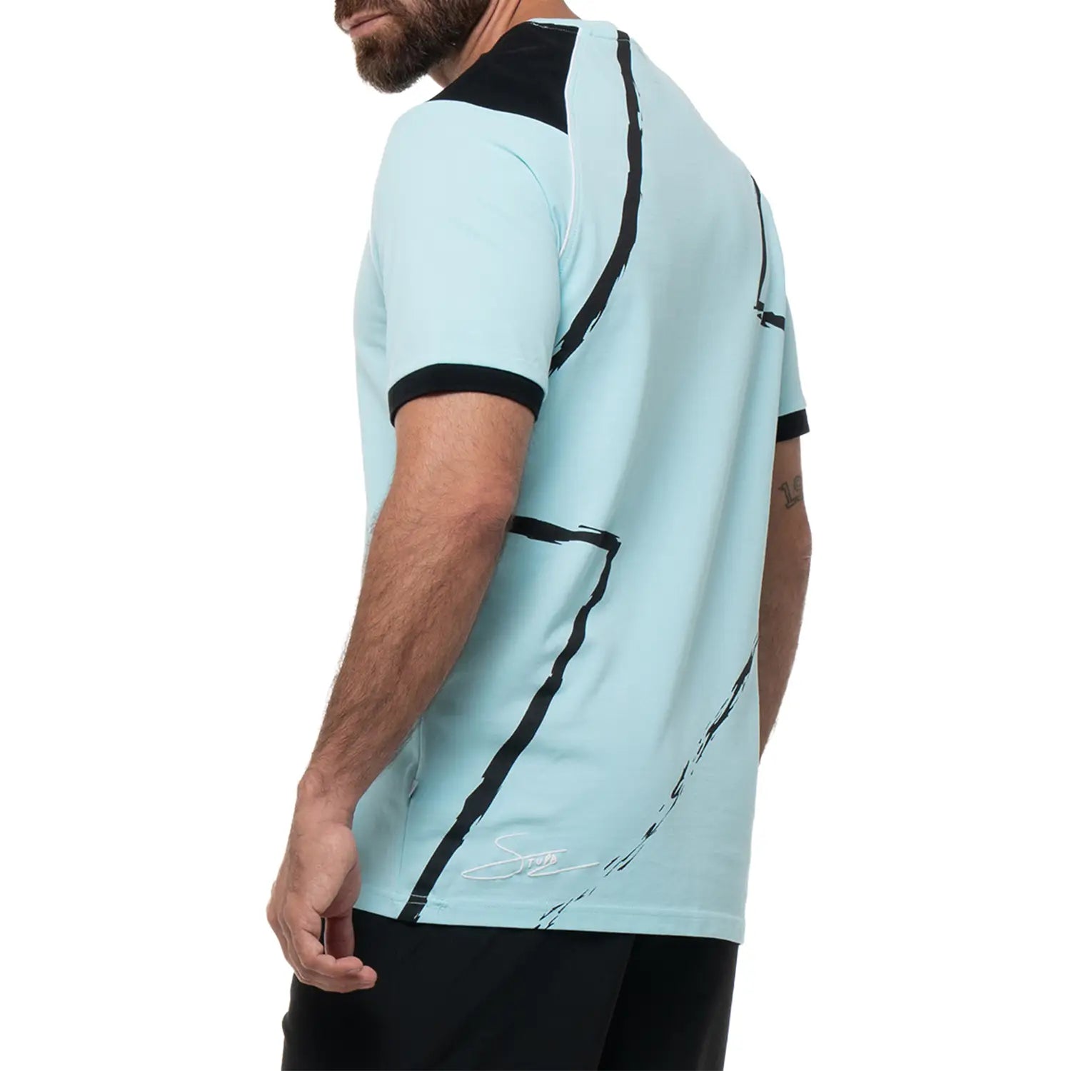 Siux Electra Stupa Cotton T-Shirt SS25 - Blue - Back