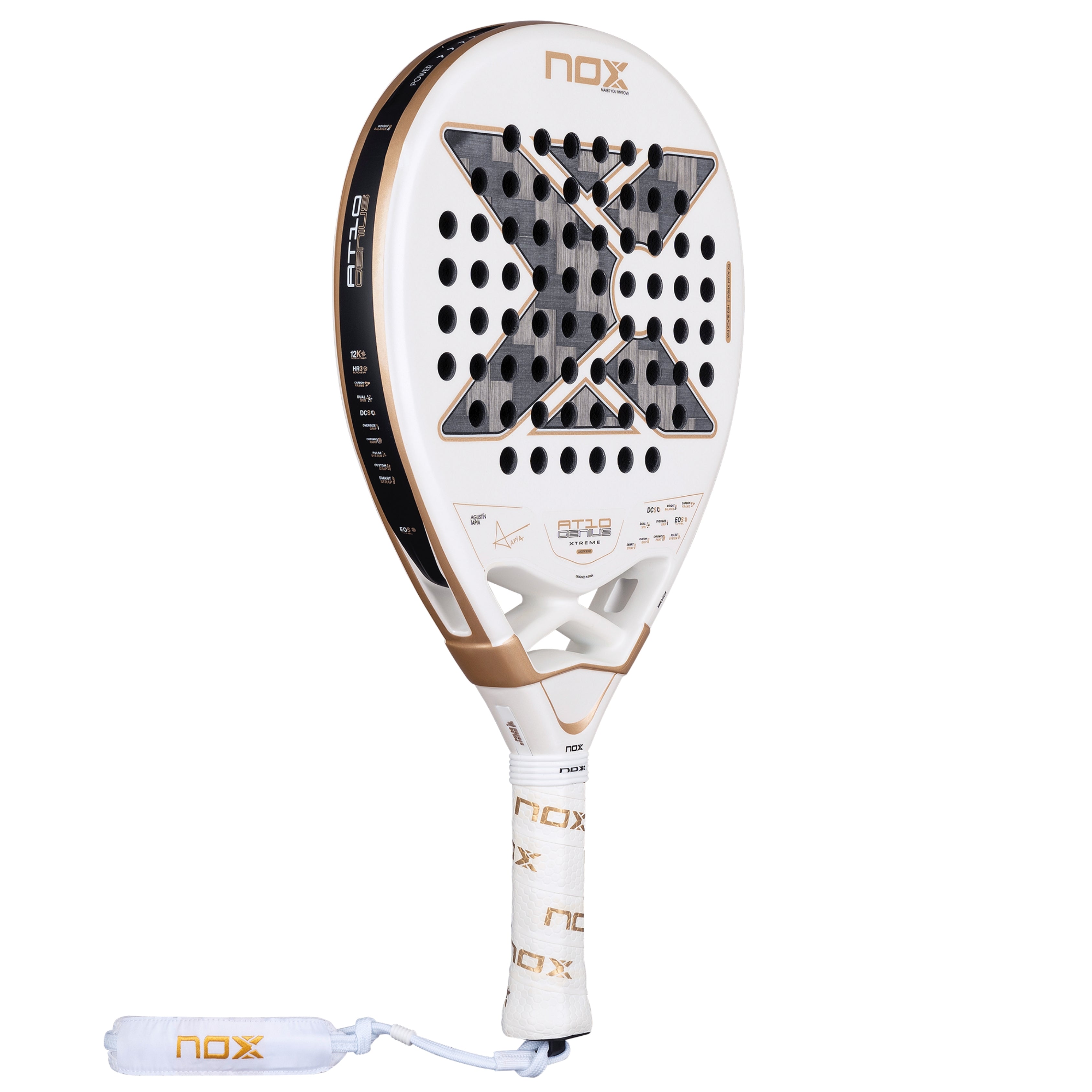 NOX AT10 Genius 12K Alum XTREM 2026 Padel Racket by Agustín Tapia