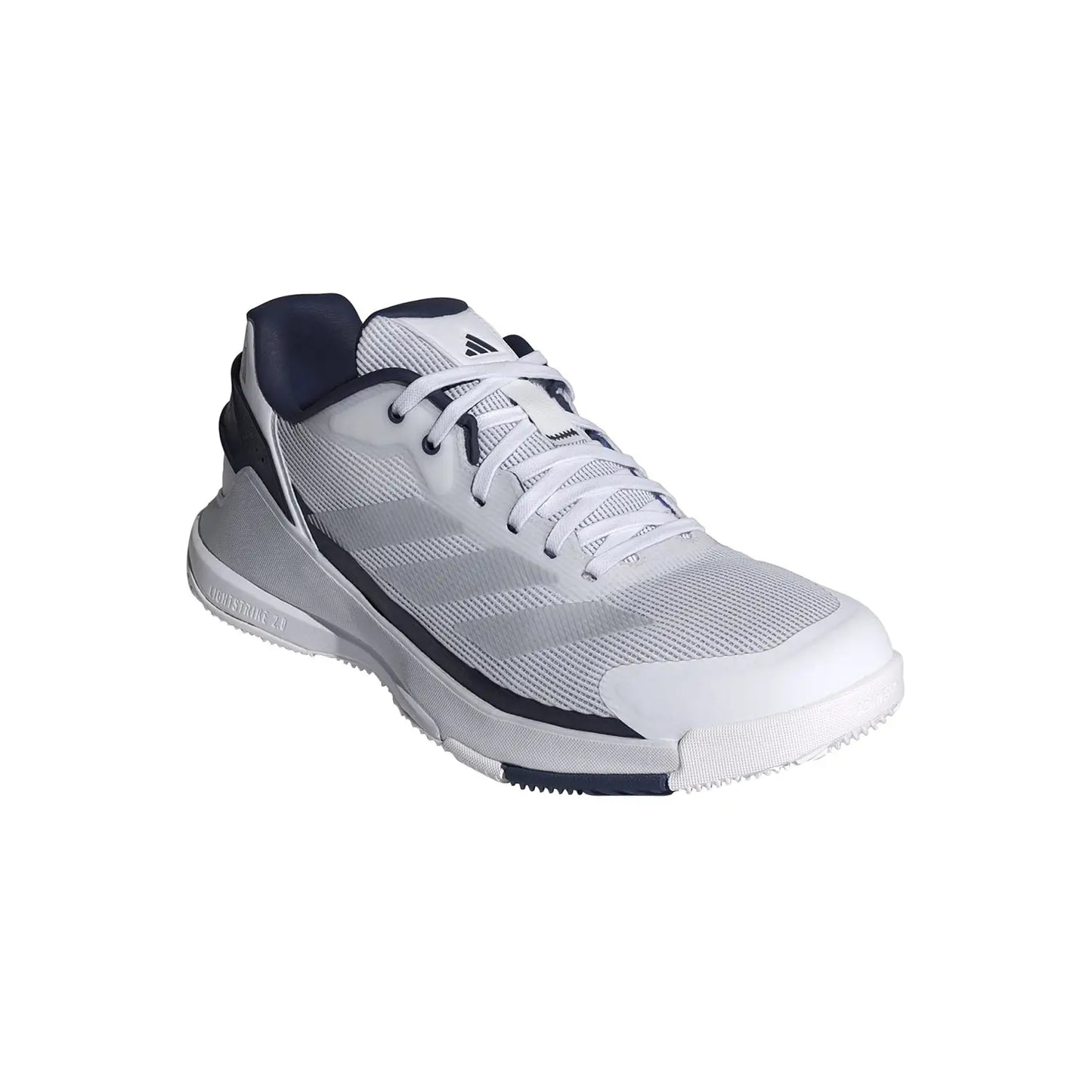 Adida CrazyQuick Lightstrike Men Padel Shoes - White/Silver