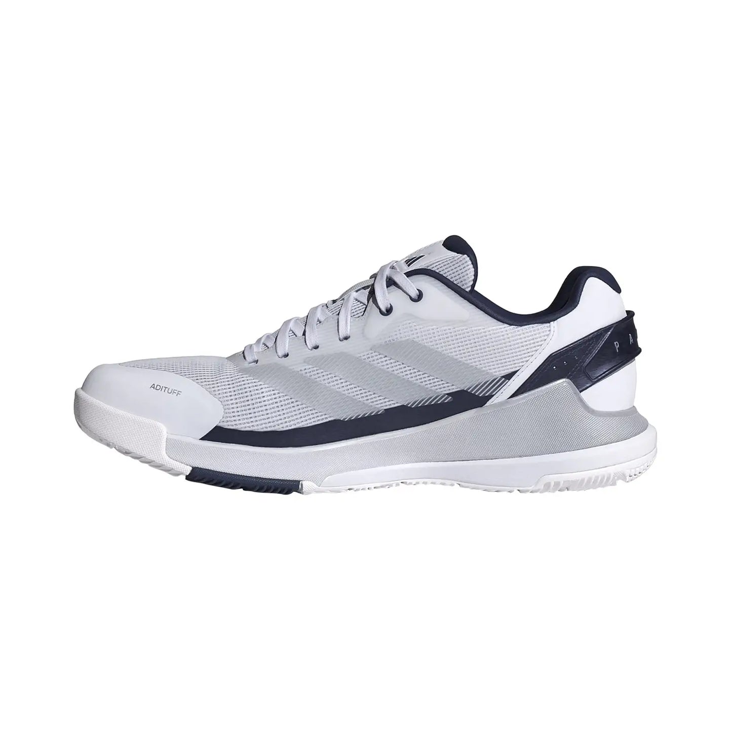 Adida CrazyQuick Lightstrike Men Padel Shoes - White/Silver
