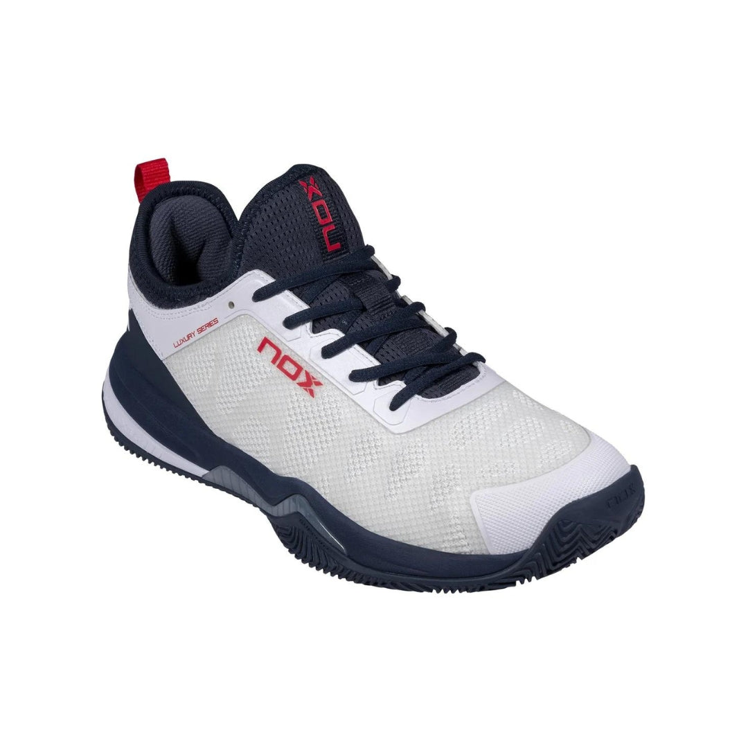 Nox NERBO Padel Shoe - White/Blue - Left