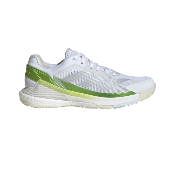 Adidas Crazyquick Boost W Padel Shoes - White/Lucid Lemon