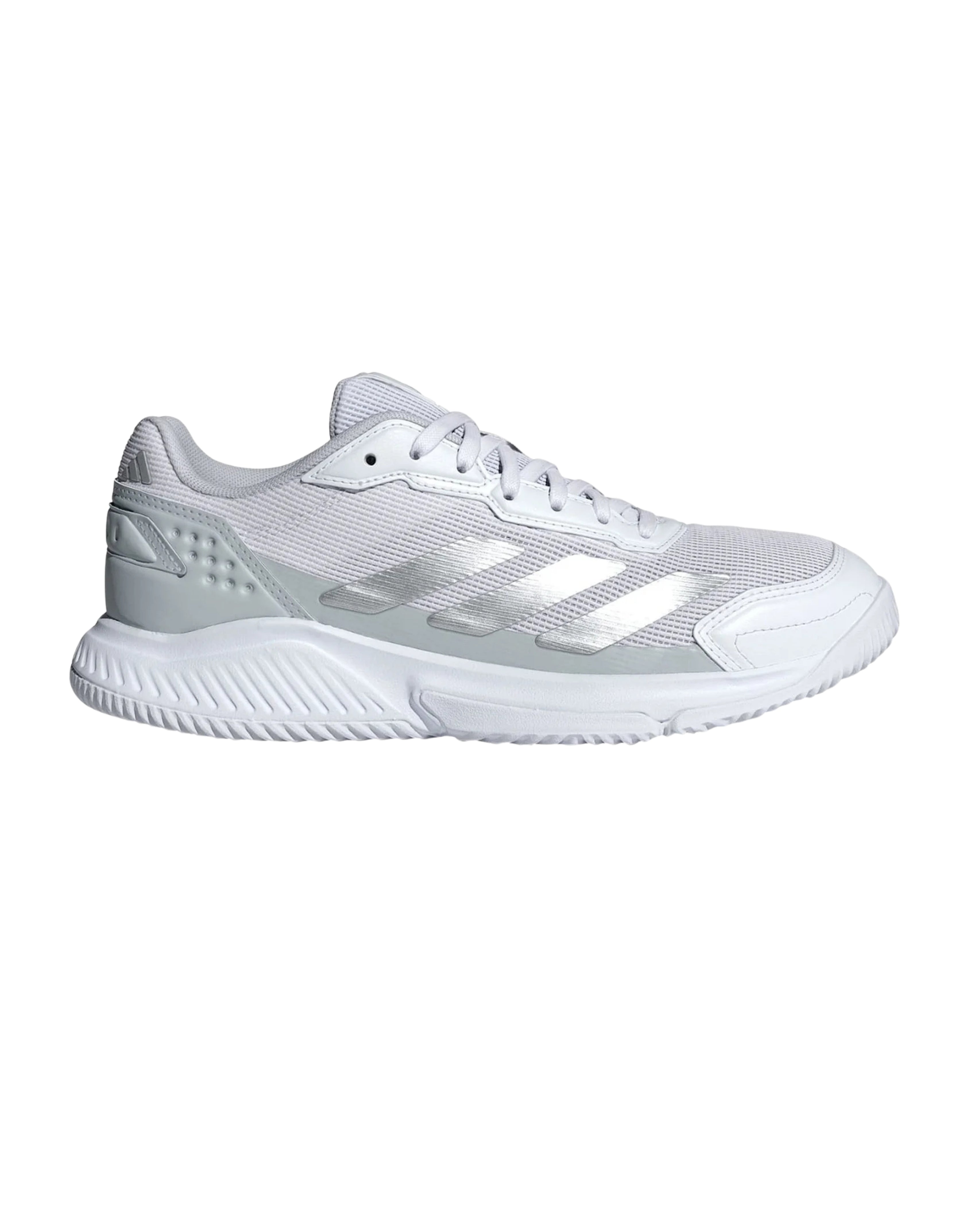 Adidas Courtquick Padel Shoes W - White/Lucid Lemon | PadelZone