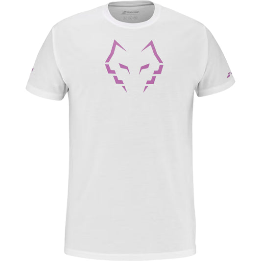 Babolat Lebron Cotton T-Shirt - White - Cover