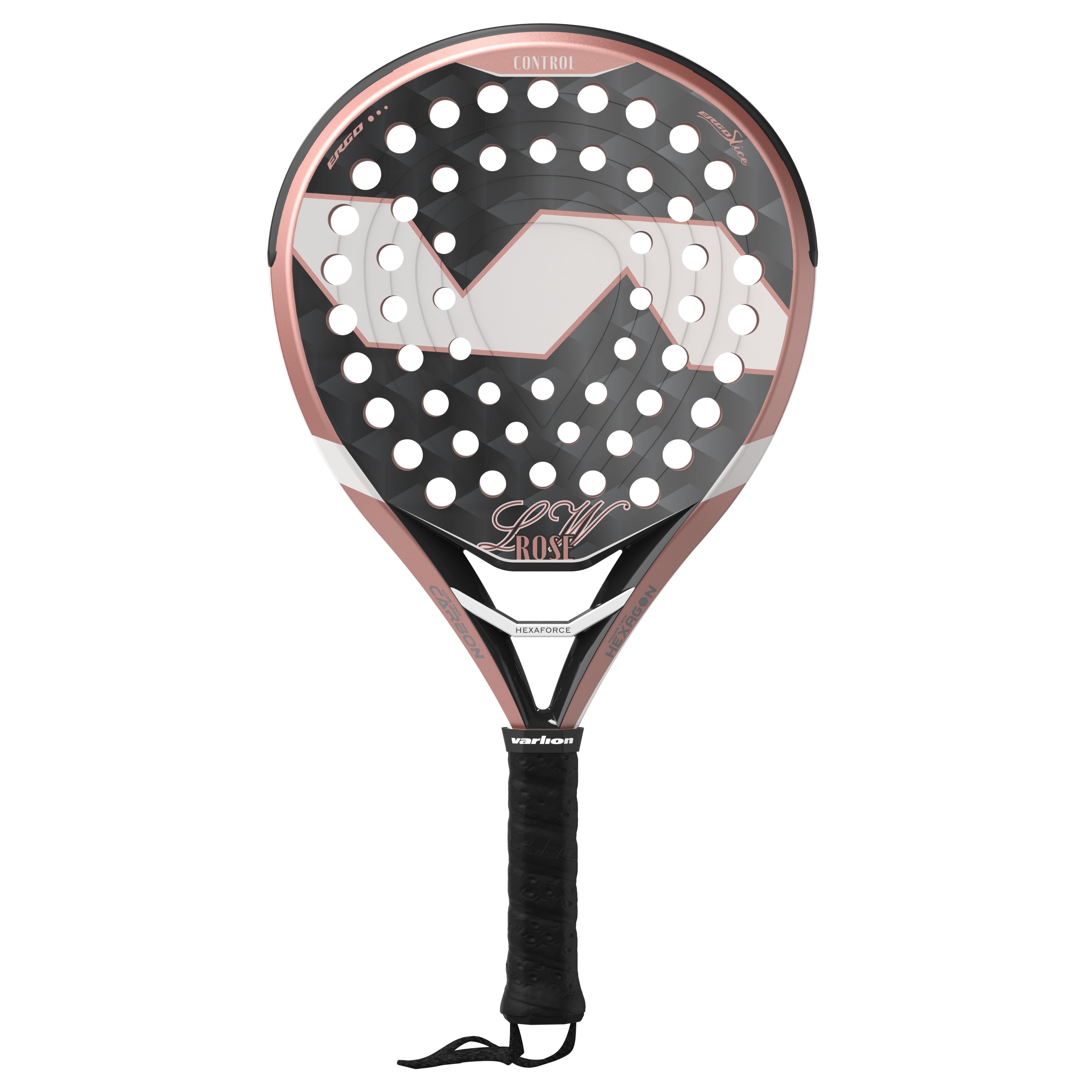 Padel Racket With Roses Varlion LW Rose Carbon Ti Padel Racket | PadelZone