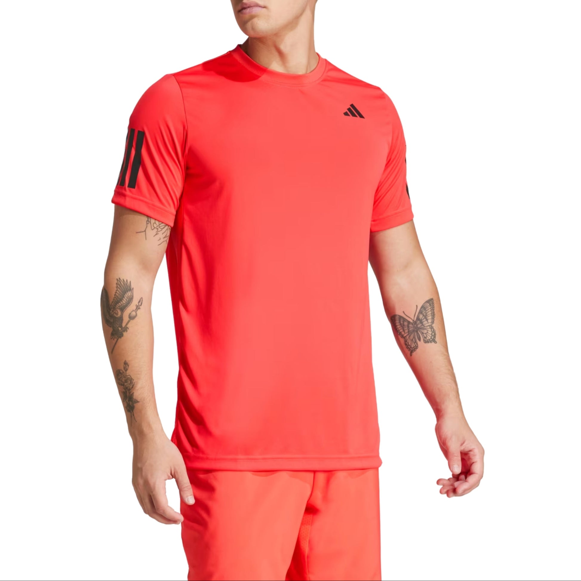 Adidas Club 3STR Climacool Tee - Red - Cover