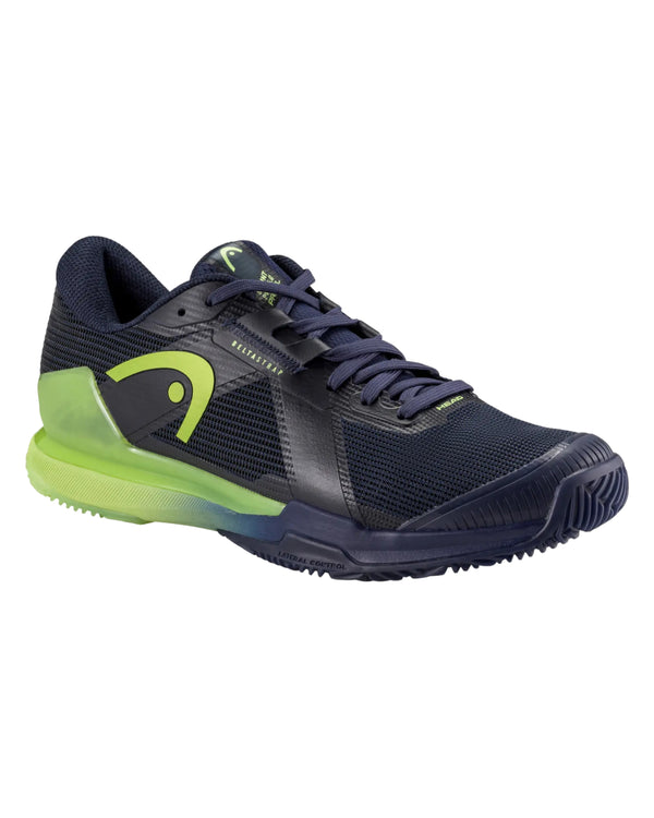 Head Sprint Pro 4.0 Padel Shoe - Navy/Lime