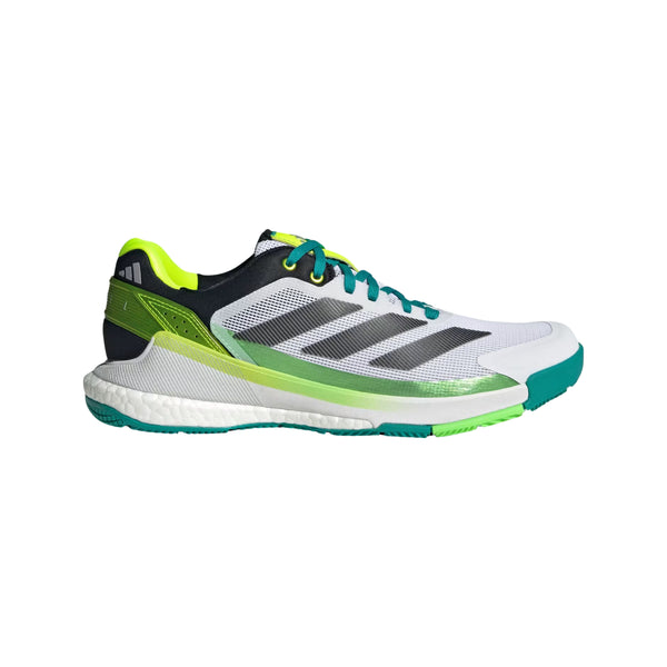 Adidas Crazyquick Boost Padel Shoes - White/Lime Burst