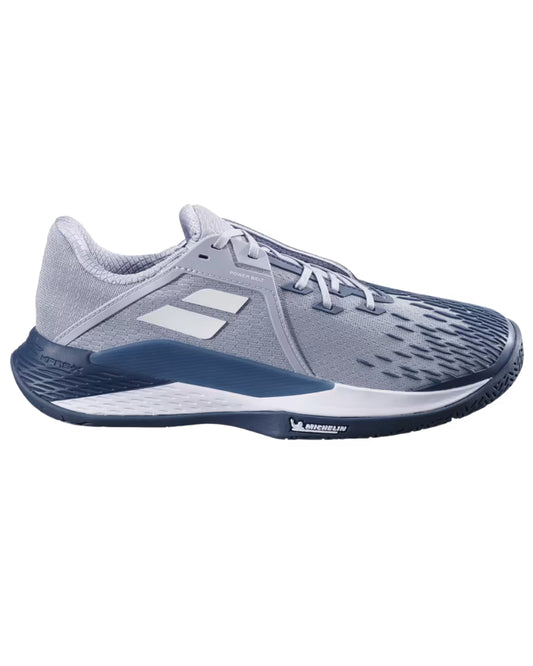 Babolat Propulse Fury 3 All Court Shoes - White/Grey - Cover