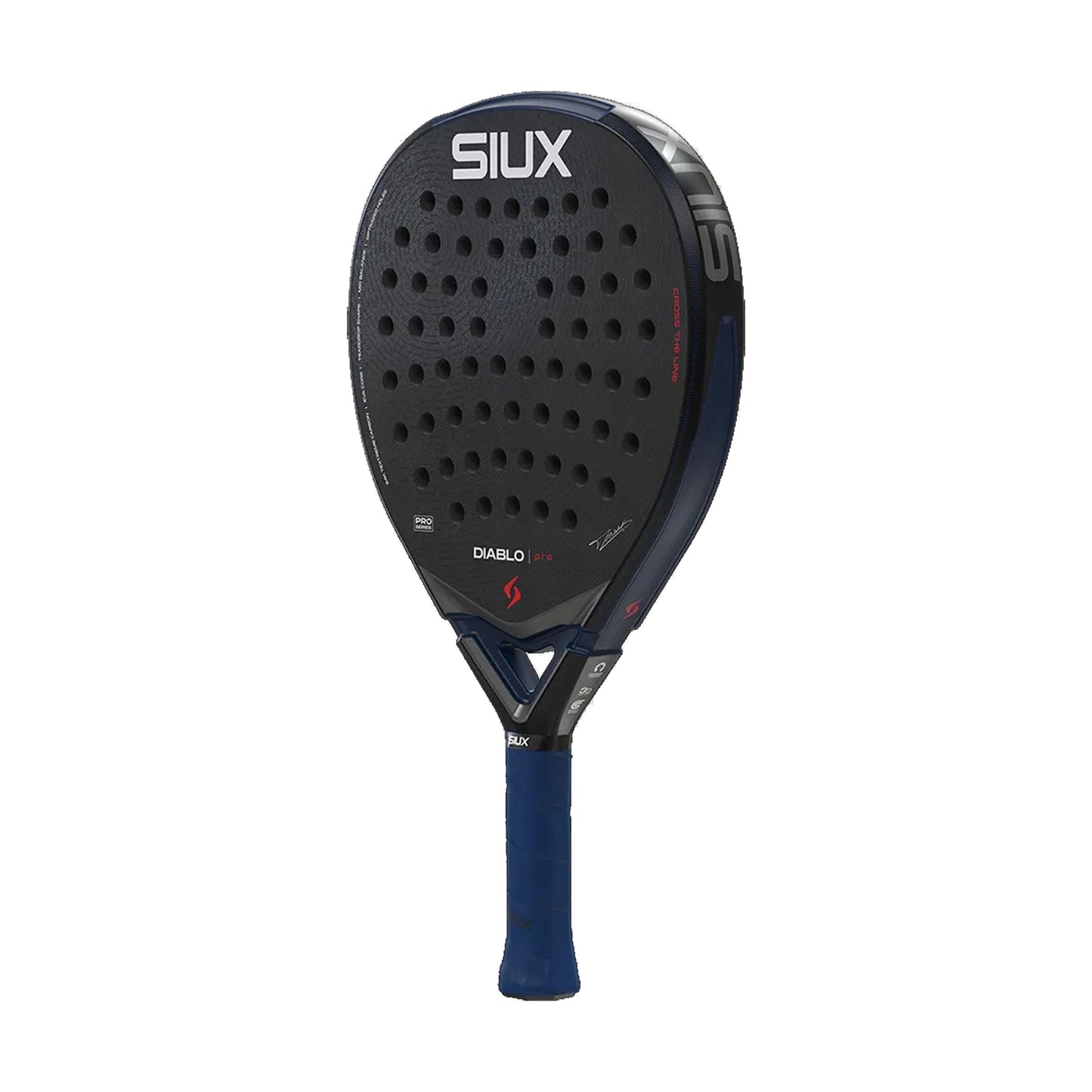 Siux Diablo Pro 2026 Padel Racket - Night Blue - Back