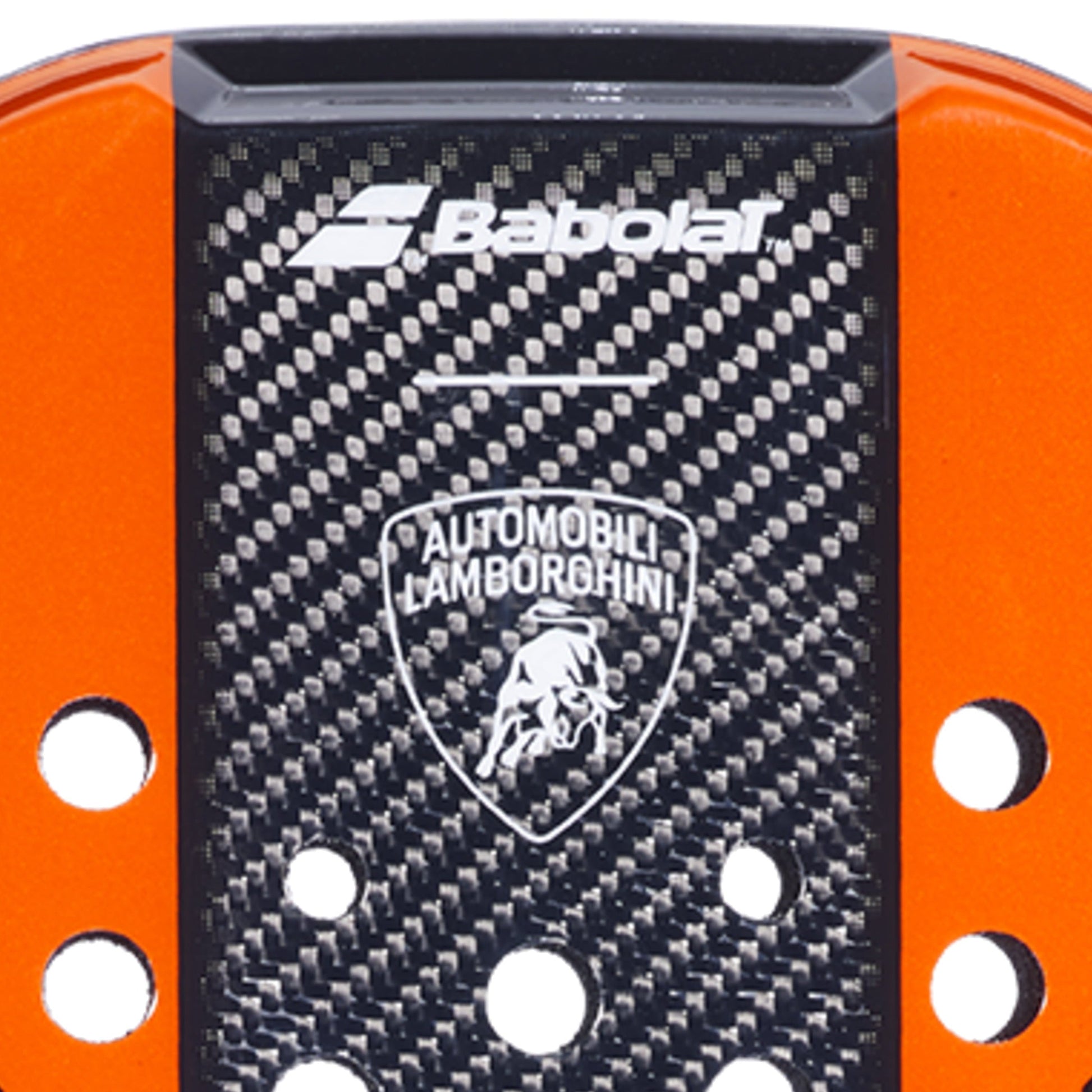 Babolat x Lamborghini BL002 Padel Racket - Orange - Carbon Detail