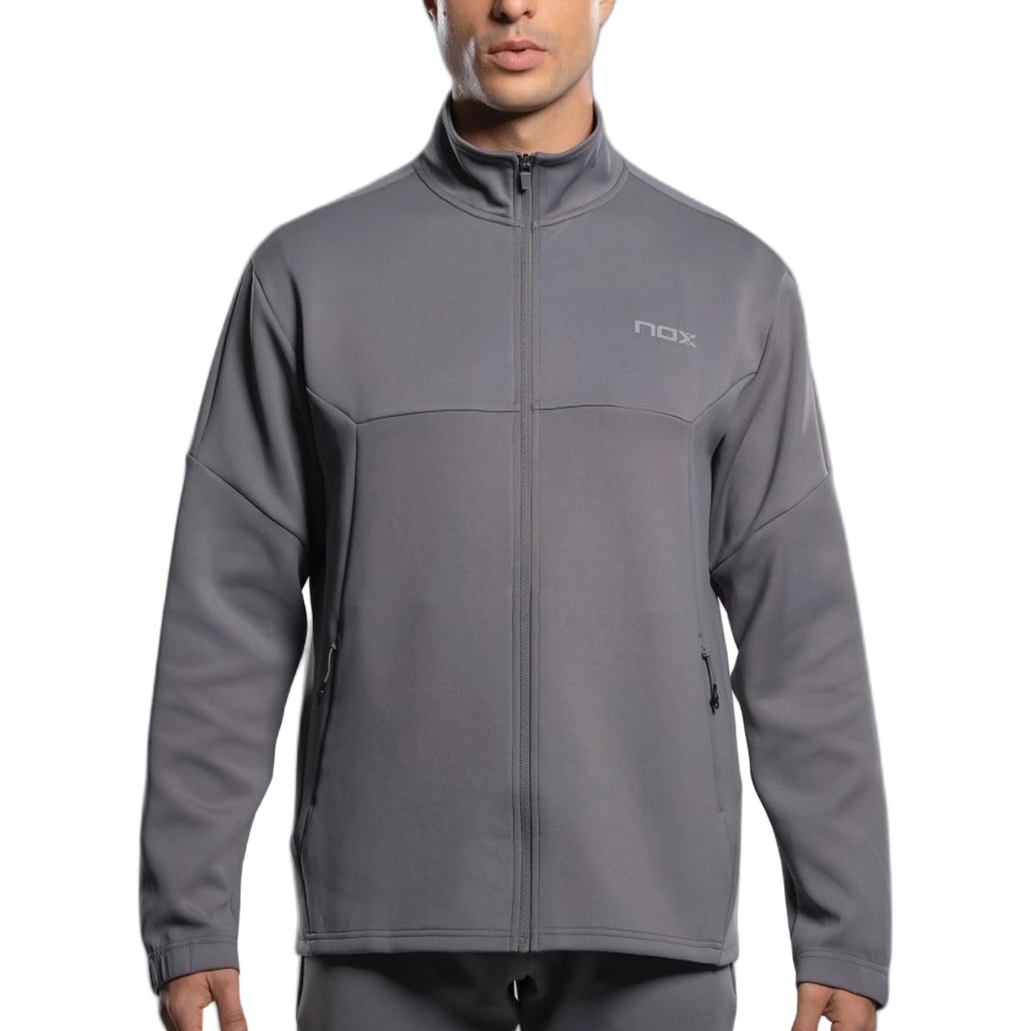 NOX Men's Team Jacket - Moon Grey - model front