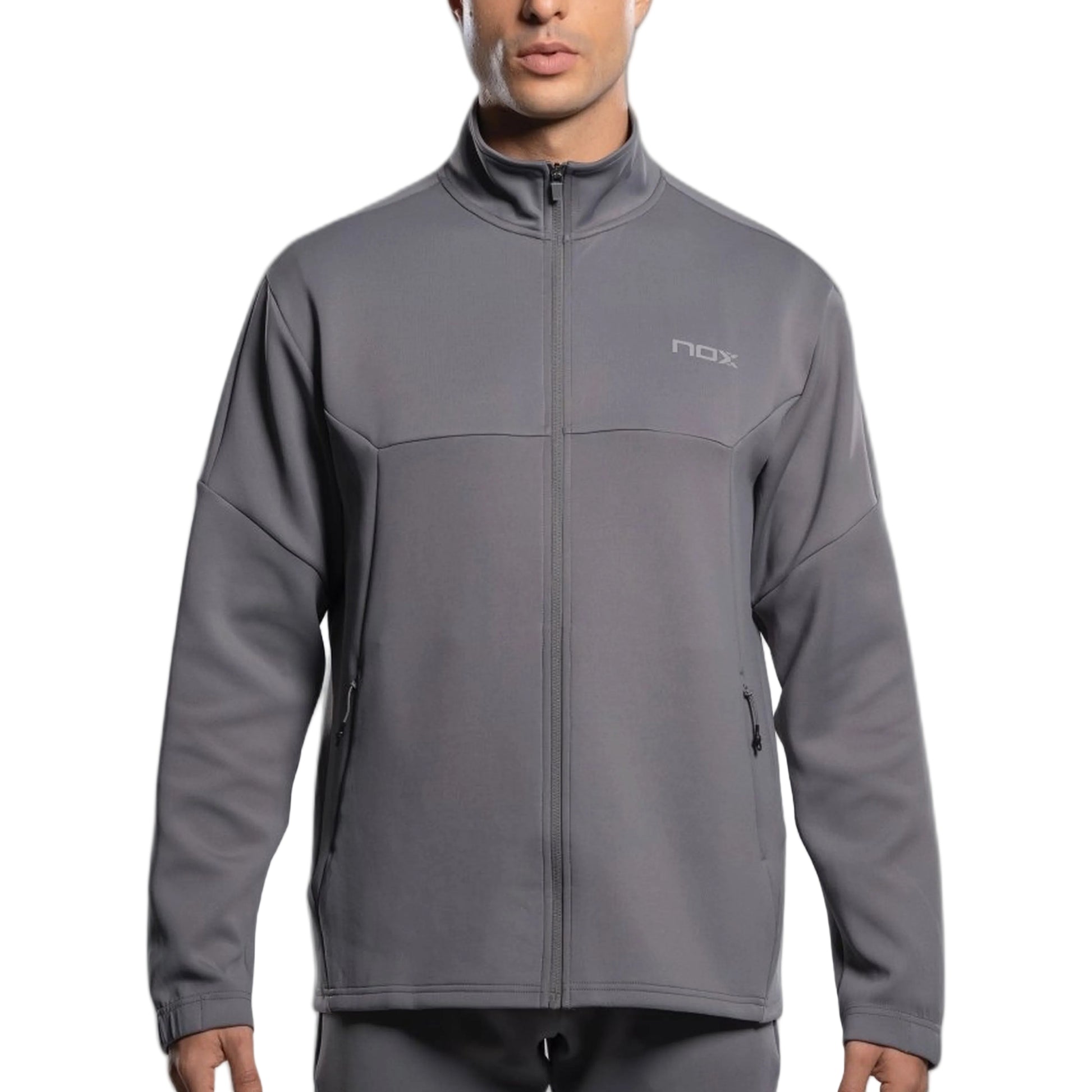 NOX Men's Team Jacket - Moon Grey - model front