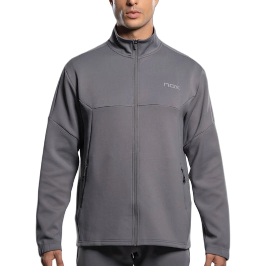 NOX Men's Team Jacket - Moon Grey - model front