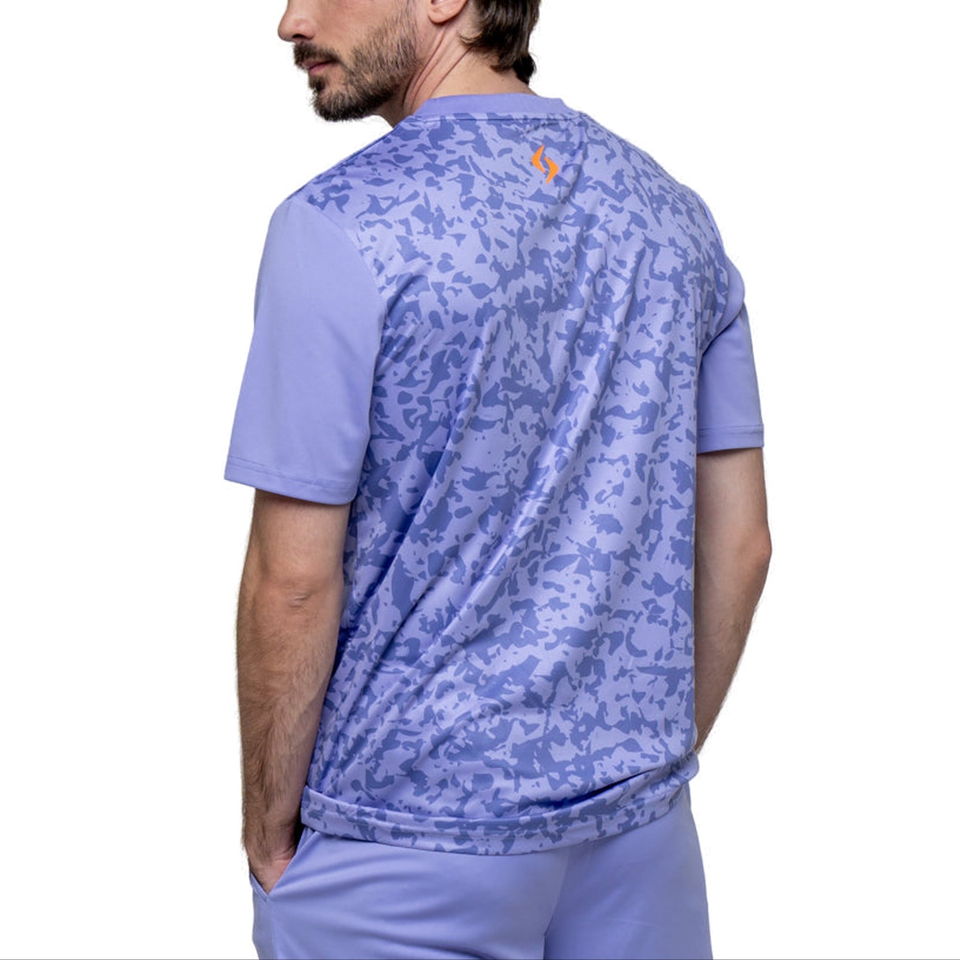 Siux Cyber 26 Men's Padel T-Shirt - Lilac - Back