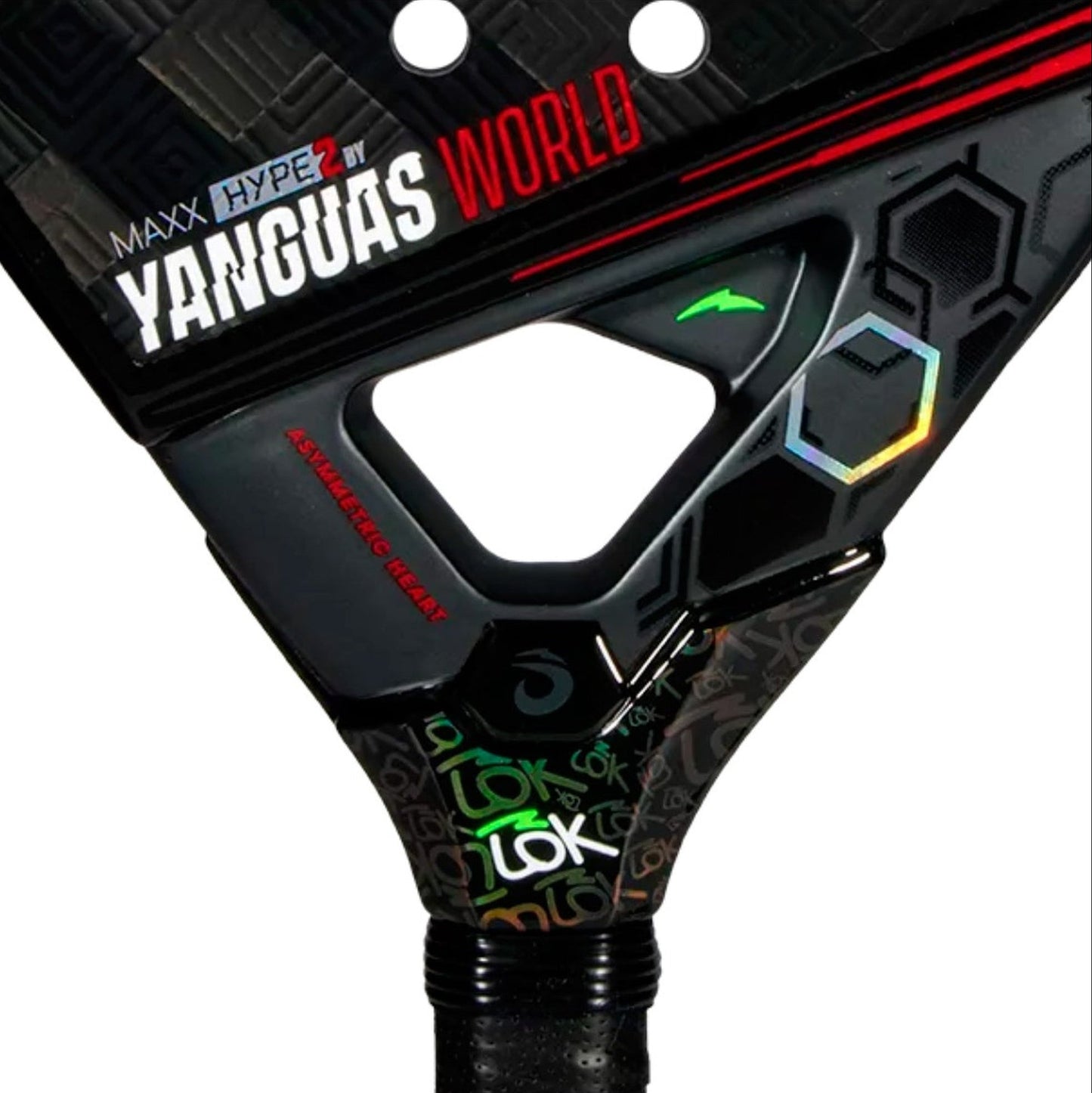 LOK Maxx Hype 2 Mike Yanguas World Padel Racket - Full product detail