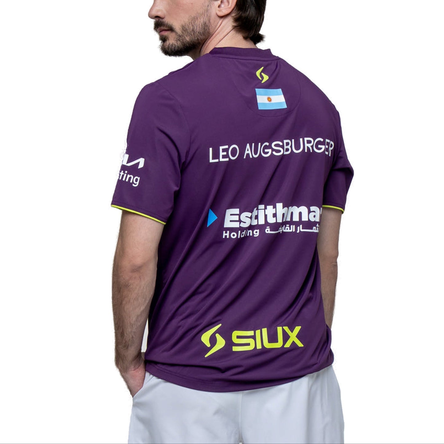 Siux Fenix x Leo Augsburger 26 Men's Padel T-Shirt - Back