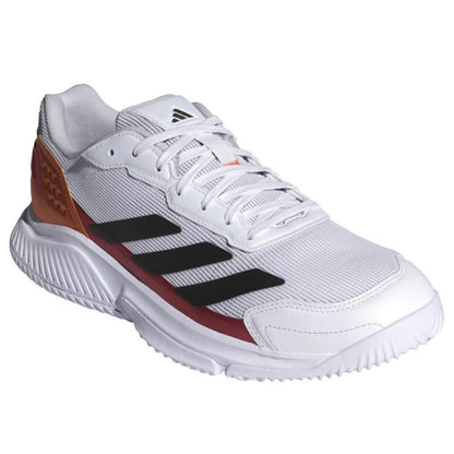 Adidas Courtquick Padel Shoes - White/Lucid Orange - right