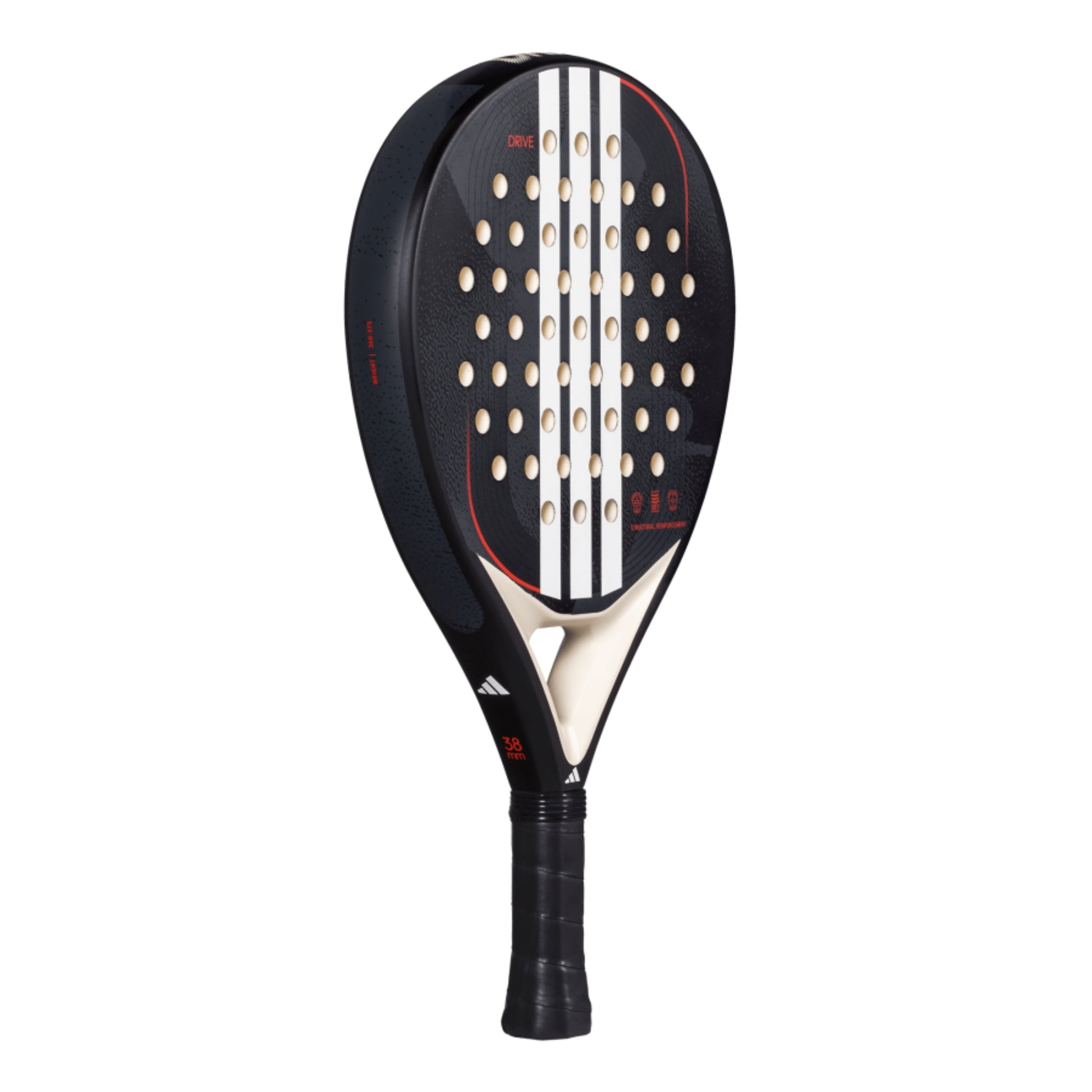 Adidas Drive 3.4 Padel Racket - Black - Right