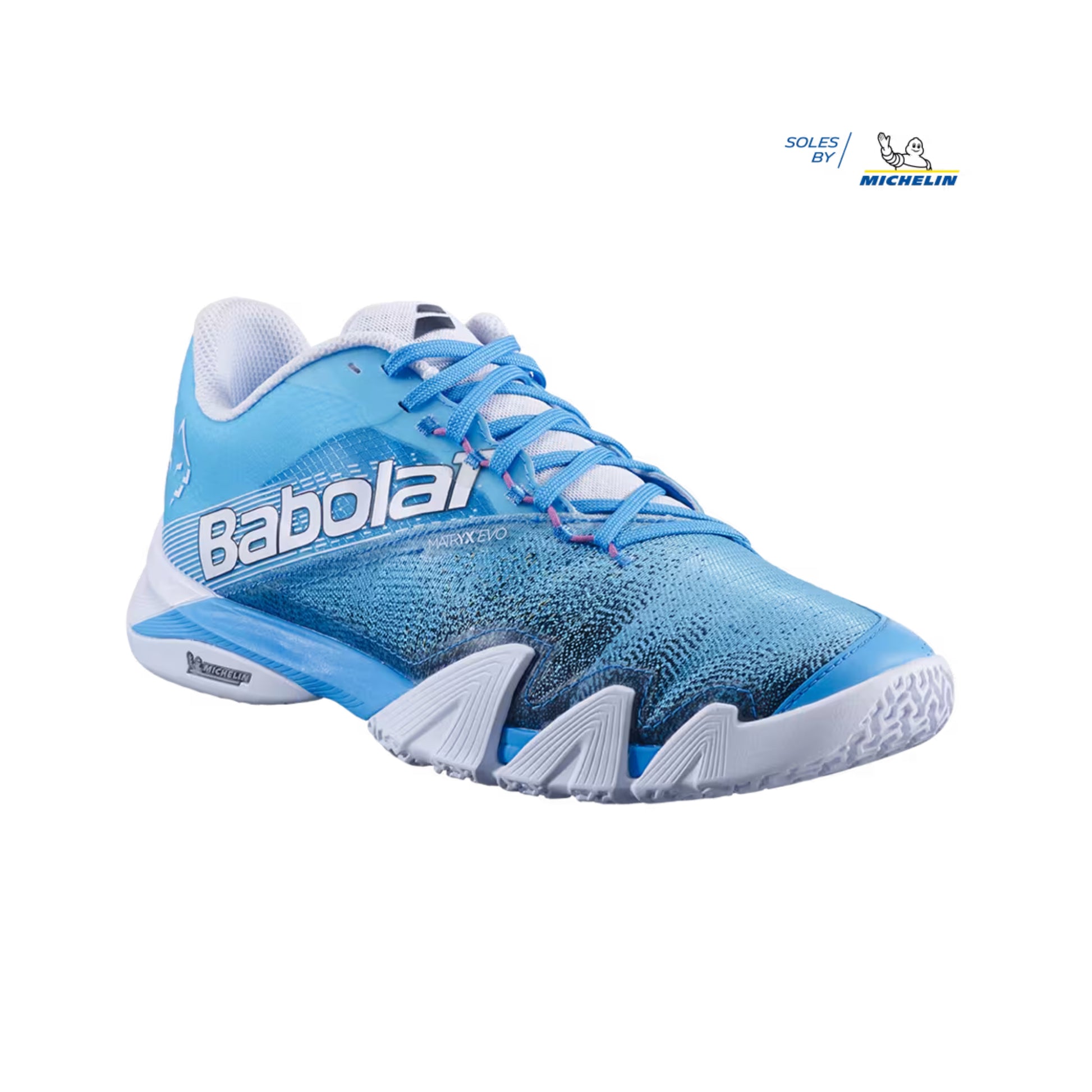 Babolat Jet Premura 2 Lebron Padel Shoes - Blue/White - Right