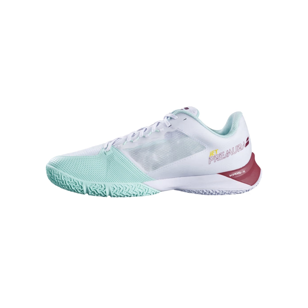 Babolat Jet Premura 2 Lebron Padel Shoes - White - Left Side