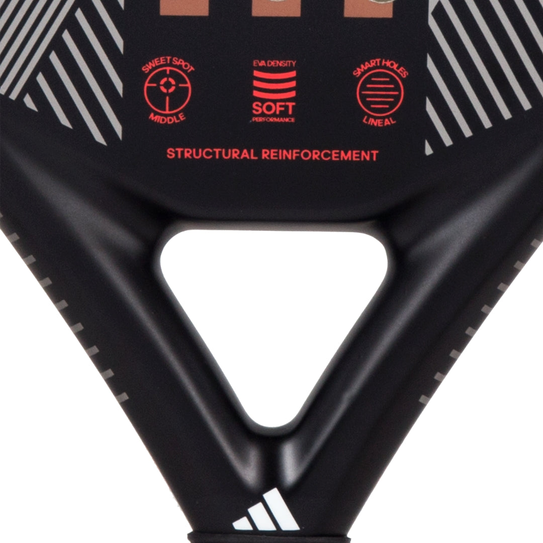 Adidas Match 3.3 Padel Racket - Red Heart