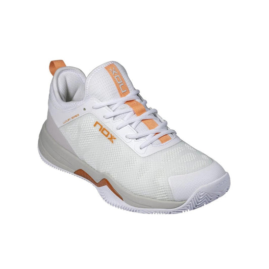 Nox NERBO Padel Shoe - White/Coral Cover