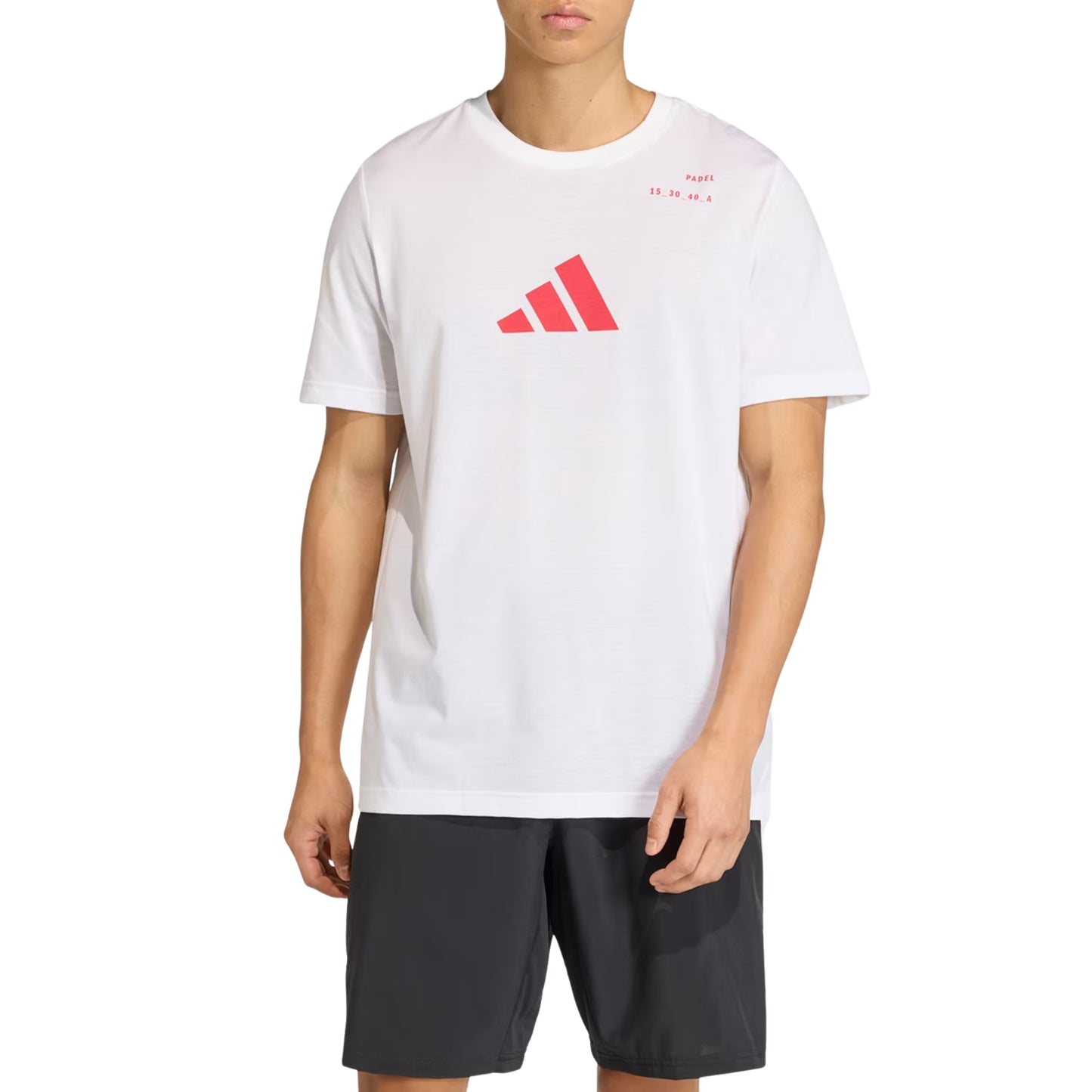 Adidas Padel Category Graphic Tee - White - Cover