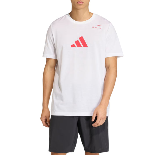 Adidas Padel Category Graphic Tee - White - Cover