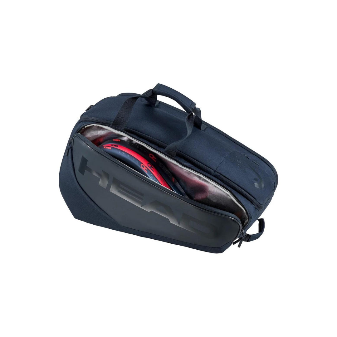 Head Pro Padel Bag - Navy Bag with racket