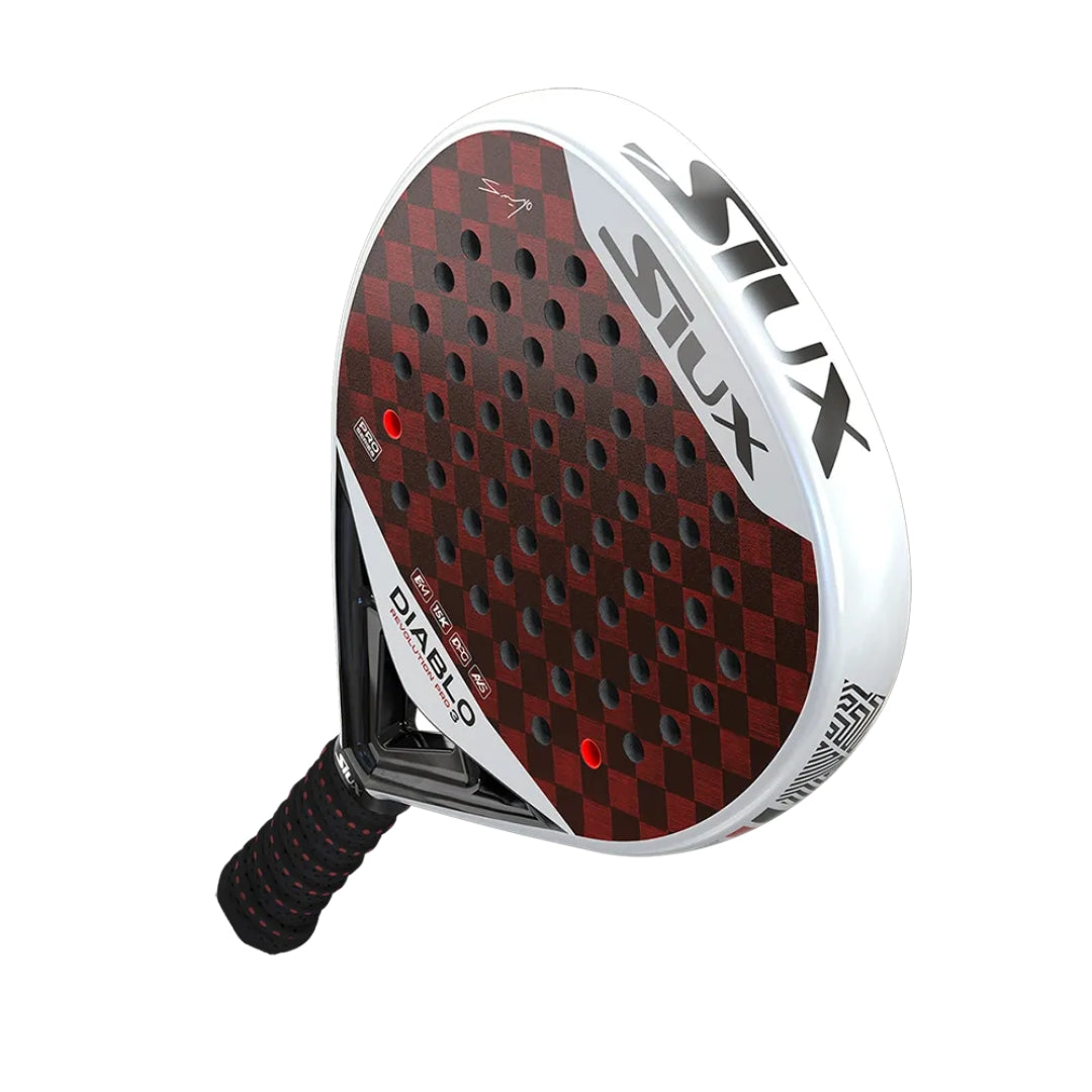 Siux Diablo Revolution Sanyo Pro 3 Padel Racket - Top Right