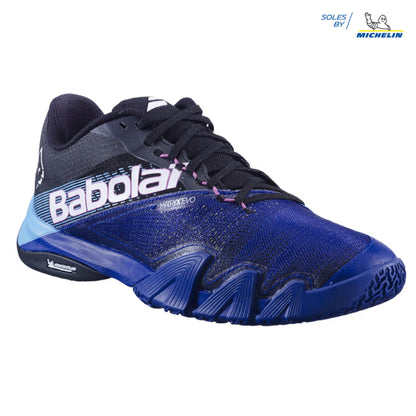Babolat Jet Premura 2 Lebron Padel Shoes - Blue/Black - Outside