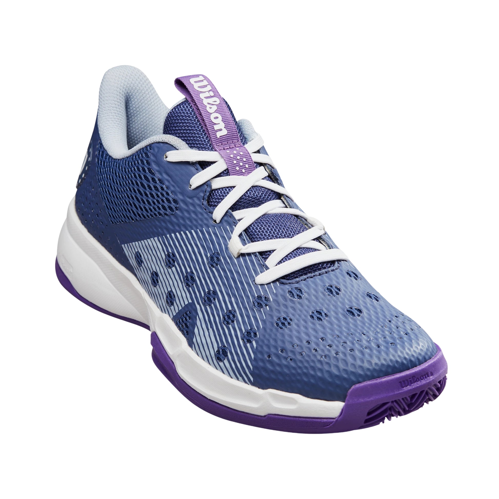 Wilson Hurakn Team Ladies Padel Shoes - Lilac - Left