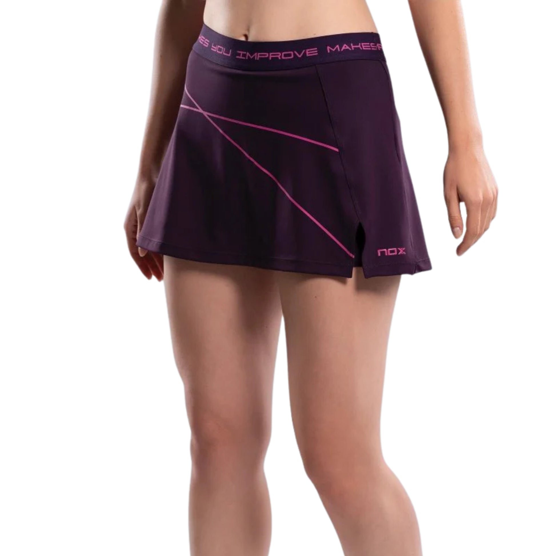 Nox Women's Pro Deep Purple Padel Skirt - Cover