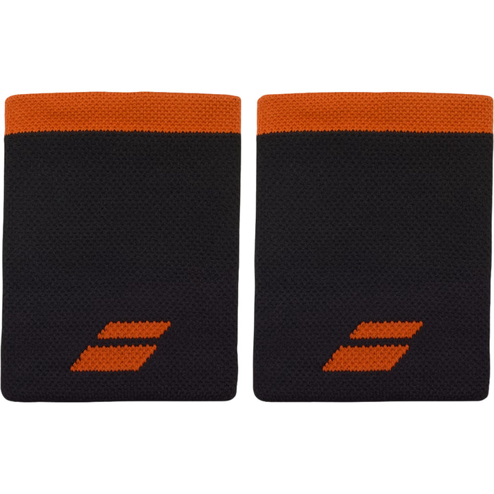 Babolat Logo Jumbo Wristband — Black/Red