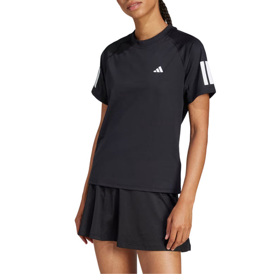 Adidas Club 3-Stripes Tee Women - Black