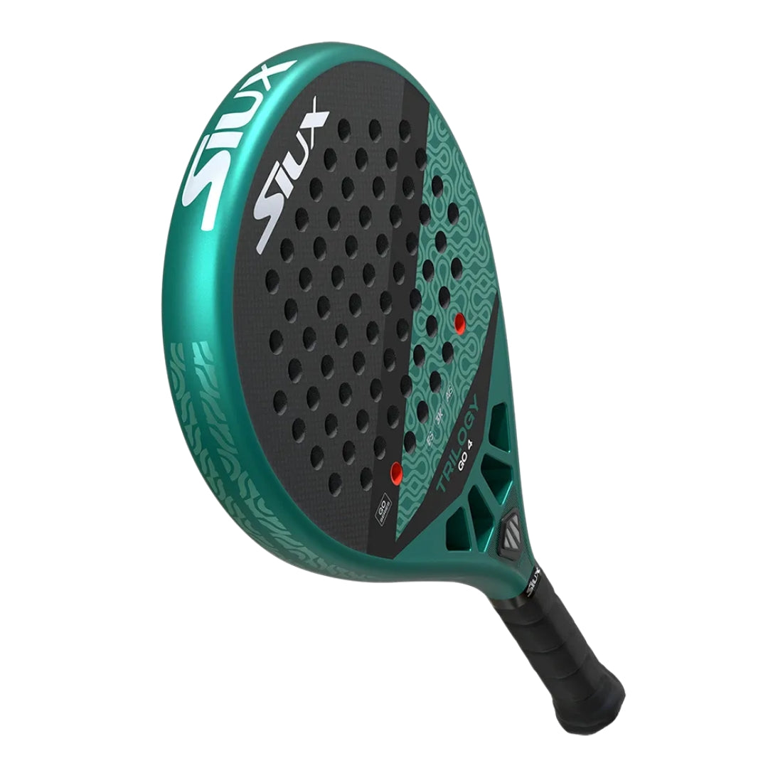 Siux Trilogy Go 4 Padel Racket - Left tilt