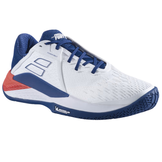 Babolat Propulse Fury 3 All Court Shoes - White/Blue - Right