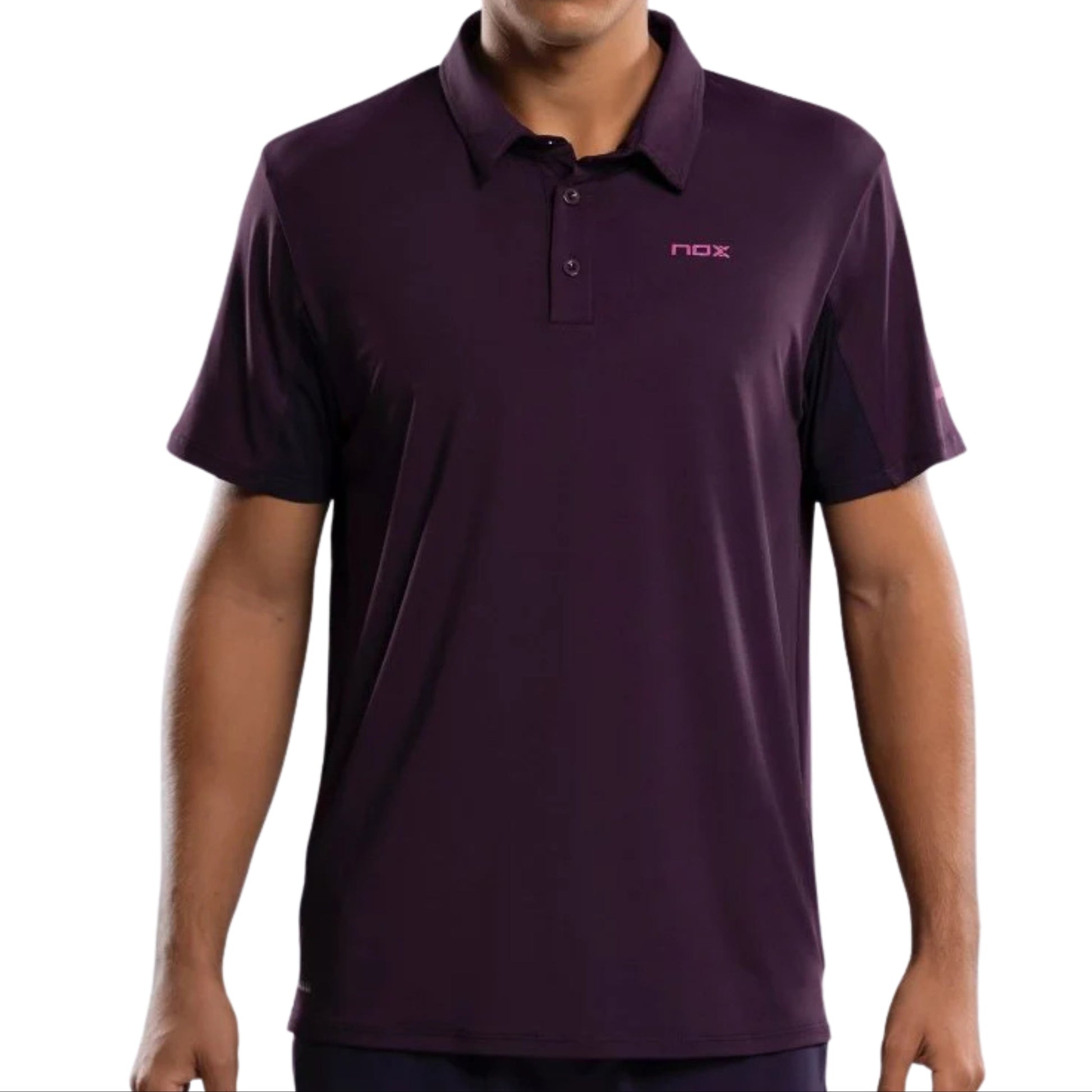 Nox Men's Pro Deep Purple Polo T-Shirt - Cover