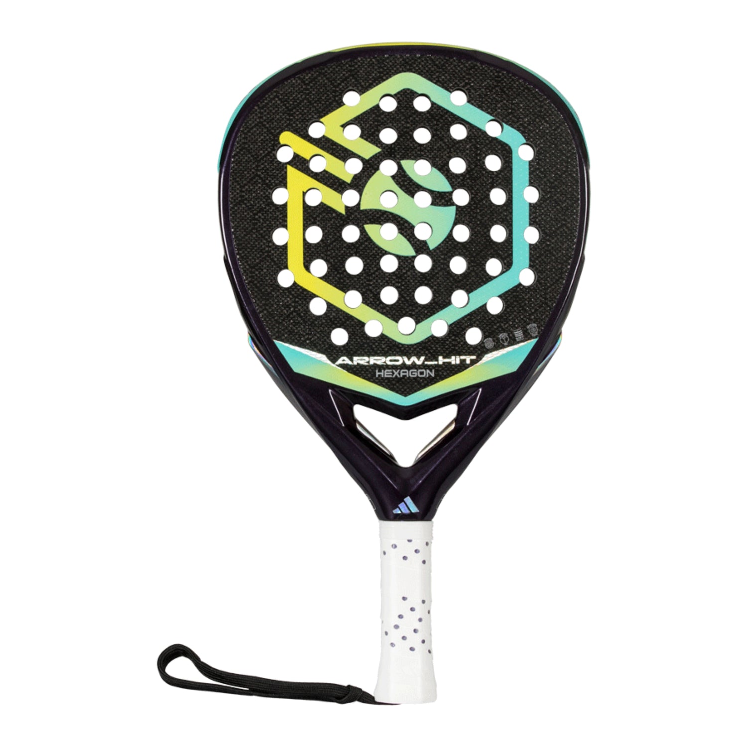 Adidas Arrow HIT Carbon Hexagon Cup Padel Racket - Cover
