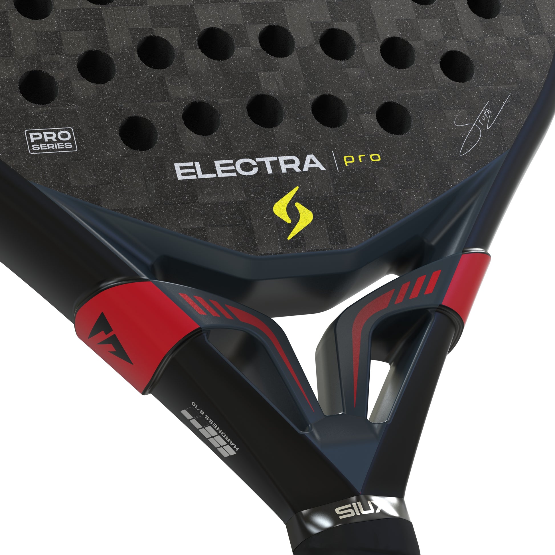 Siux Electra Pro 2026 Padel Racket - Shadow Red - Heart