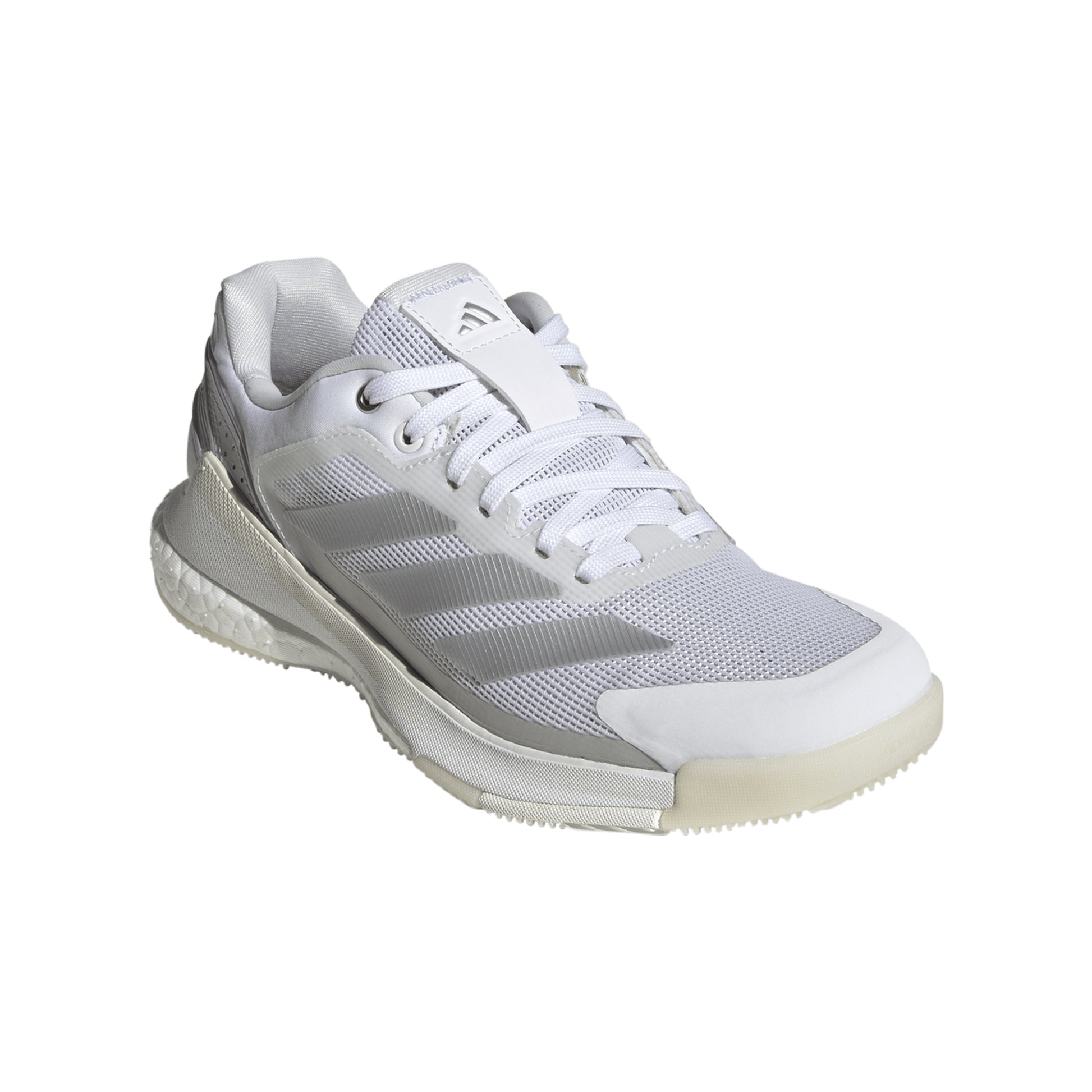 Adidas CrazyQuick Boost Padel Shoes Women - White/Silver - Front