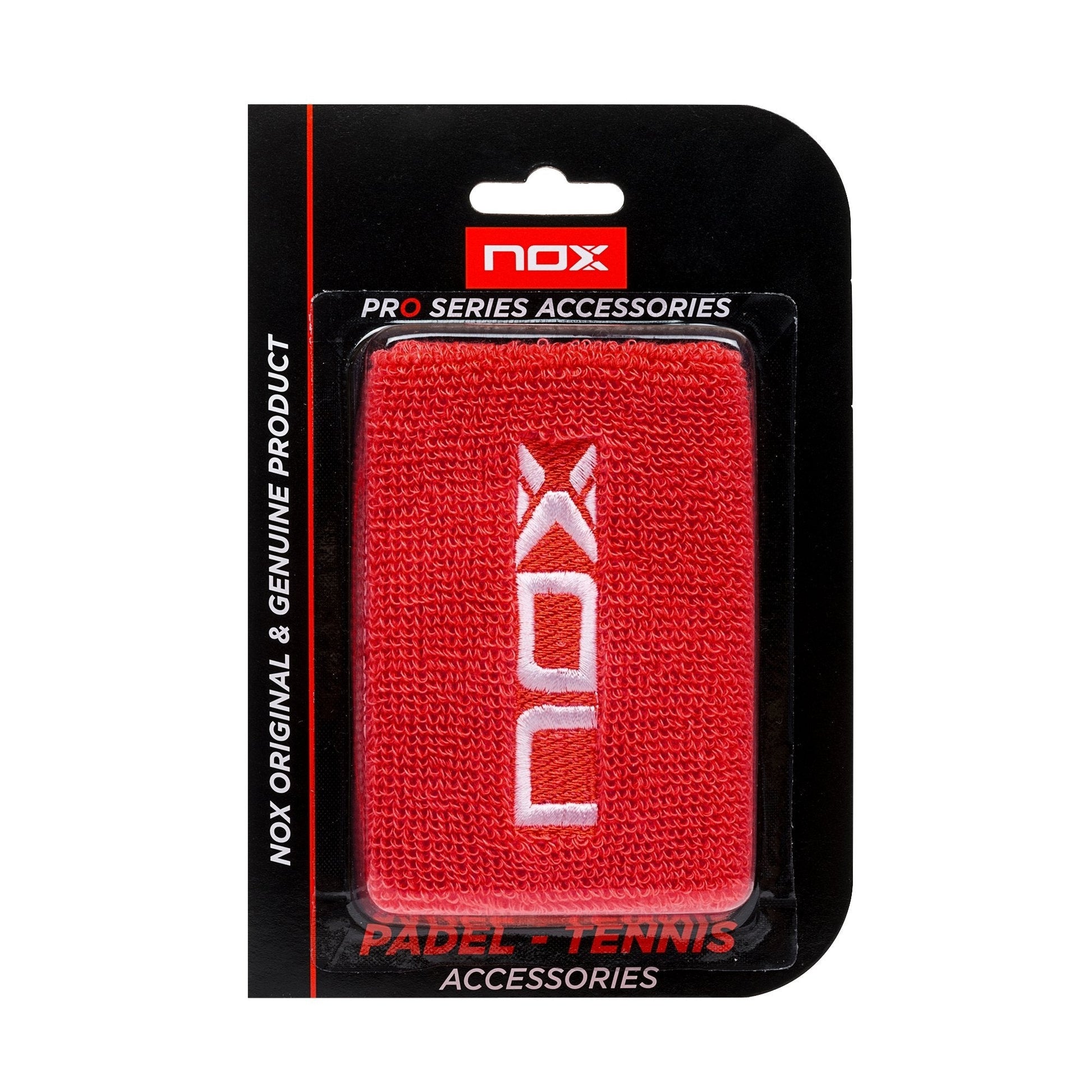NOX Wristband Red/White Logo - Front