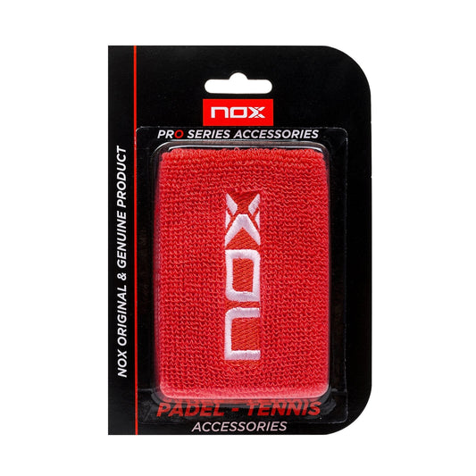 NOX Wristband Red/White Logo - Front