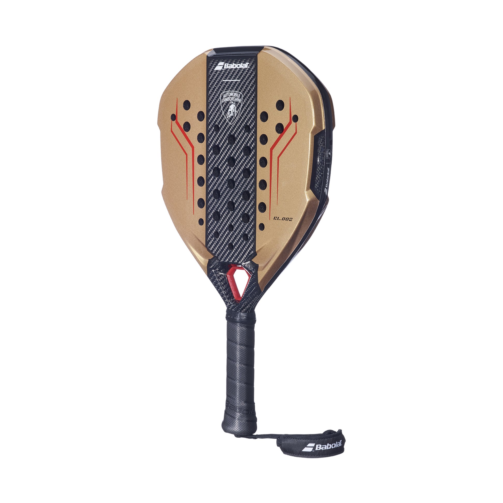 Babolat x Lamborghini BL002 Padel Racket - Bronze - Three-Quarter