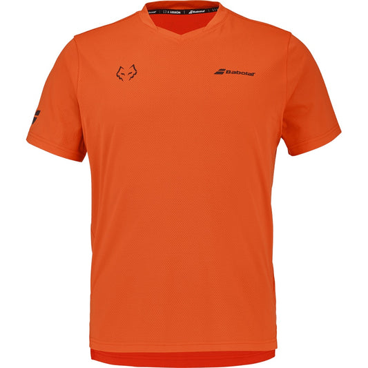 Babolat Crew Neck Tee Lebron Men Orange - Front