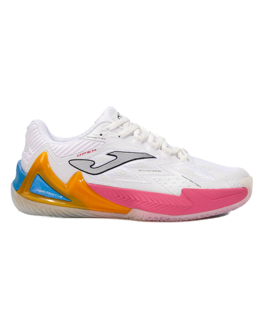 Joma Open Lady 2502 Padel Shoes - White - Side
