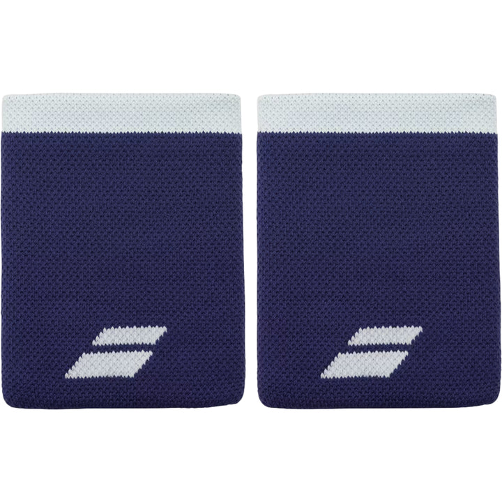 Babolat Logo Jumbo Wristband — Retro Blue