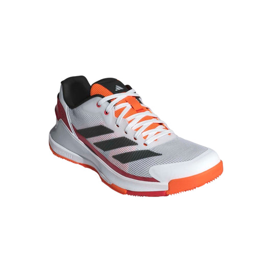 Adidas CrazyQuick Lightstrike Padel Shoes - White/Orange